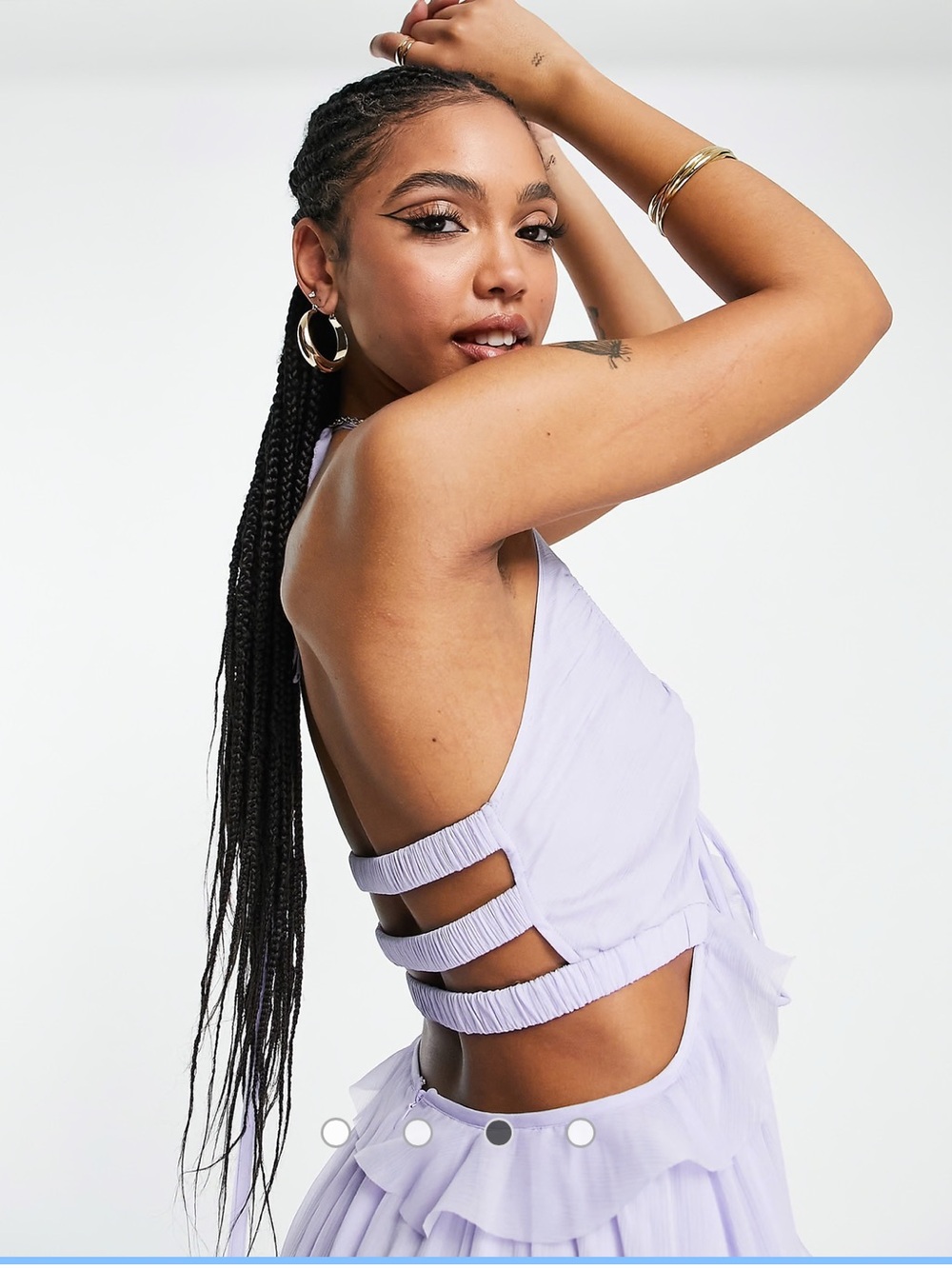 ASOS DESIGN tiered midi dress - Picture 3 of 7